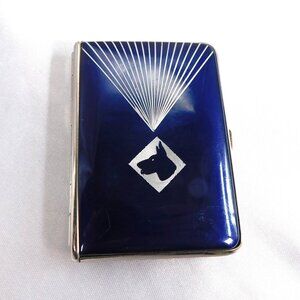 Blue and Silver Mondaine Compact with Scottie Dog # 25591